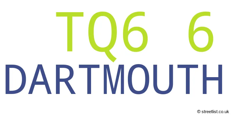 A word cloud for the TQ6 6 postcode